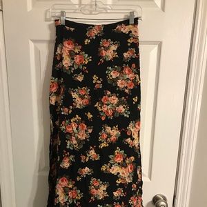Forever 21, long floral skirt